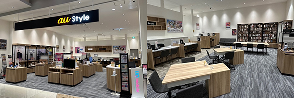 富山県高岡市　商業施設「イオンモール高岡」に、UQスポット店舗をau Style店舗としてリニューアルオープンしました。